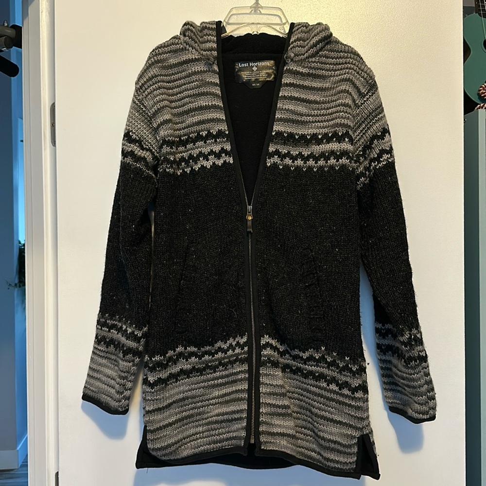 Lost horizons wool zip jacket